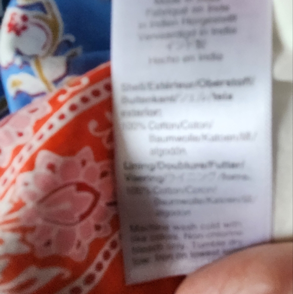 J. Crew Floral Blue and Coral Dress - Picture 8 of 8